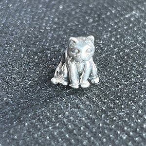 Persona Vintage Silver CAT Charm - for narrow bracelets